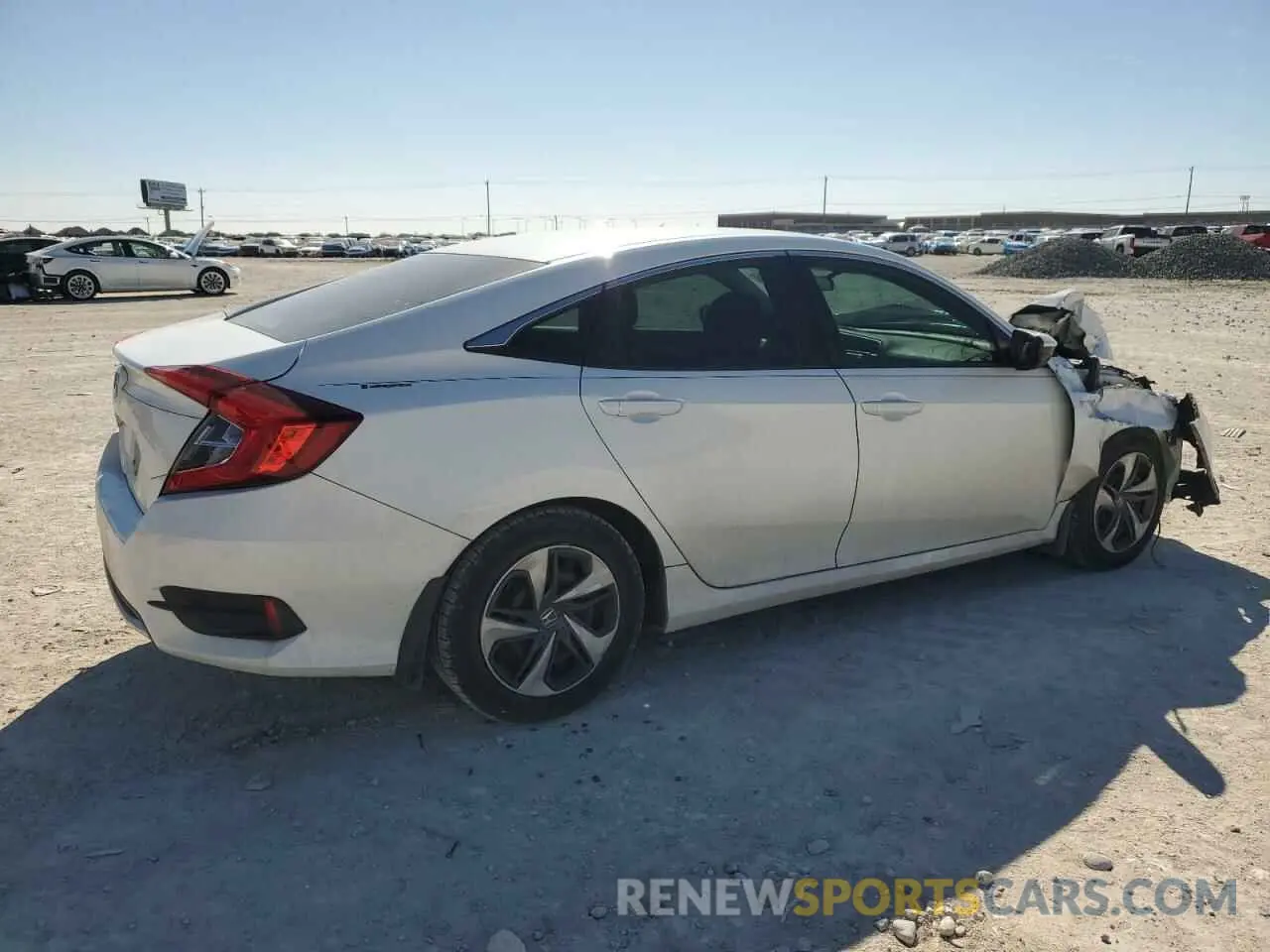 3 Photograph of a damaged car 19XFC2F62KE012511 HONDA CIVIC 2019