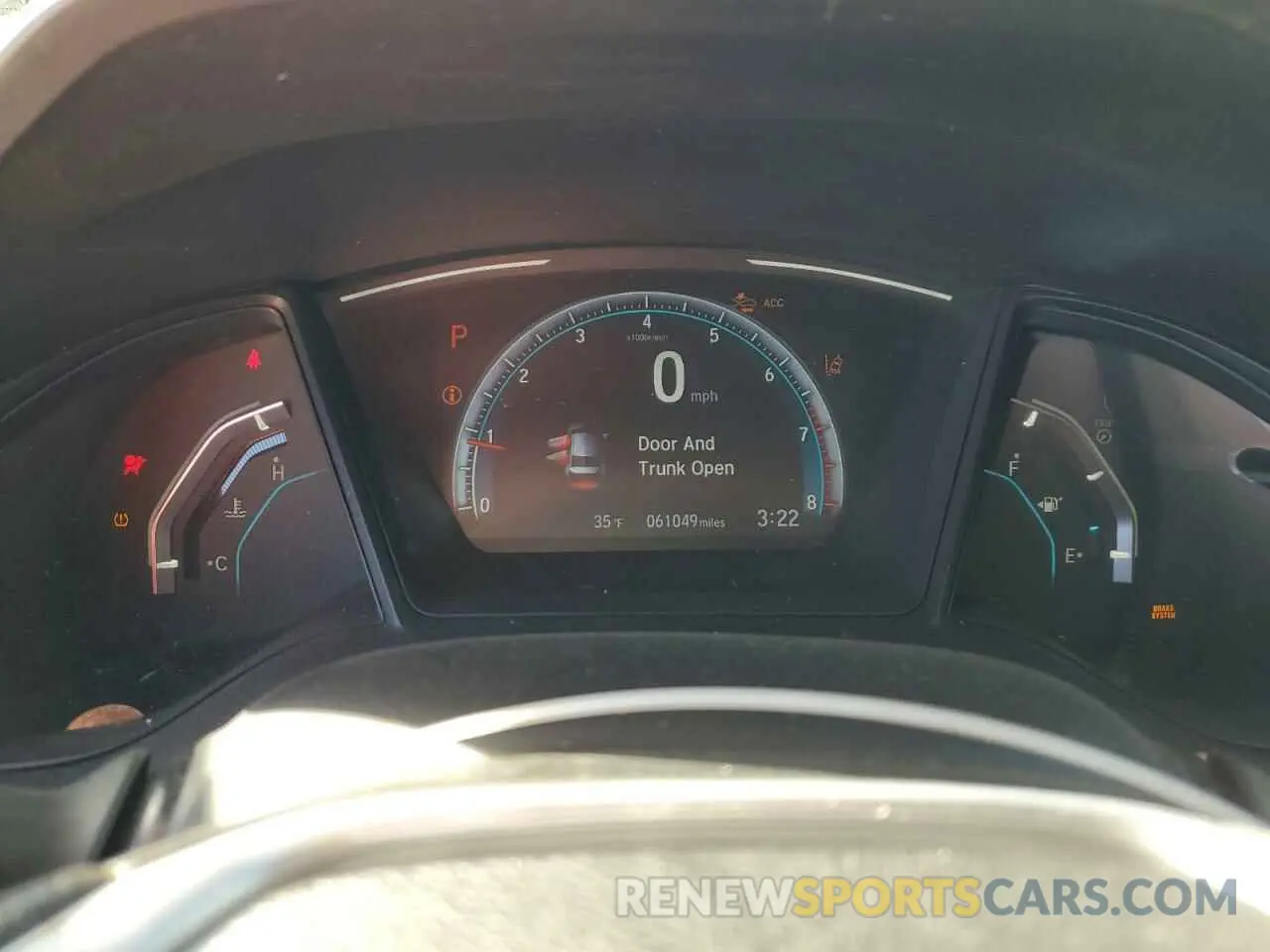 9 Photograph of a damaged car 19XFC2F62KE012511 HONDA CIVIC 2019