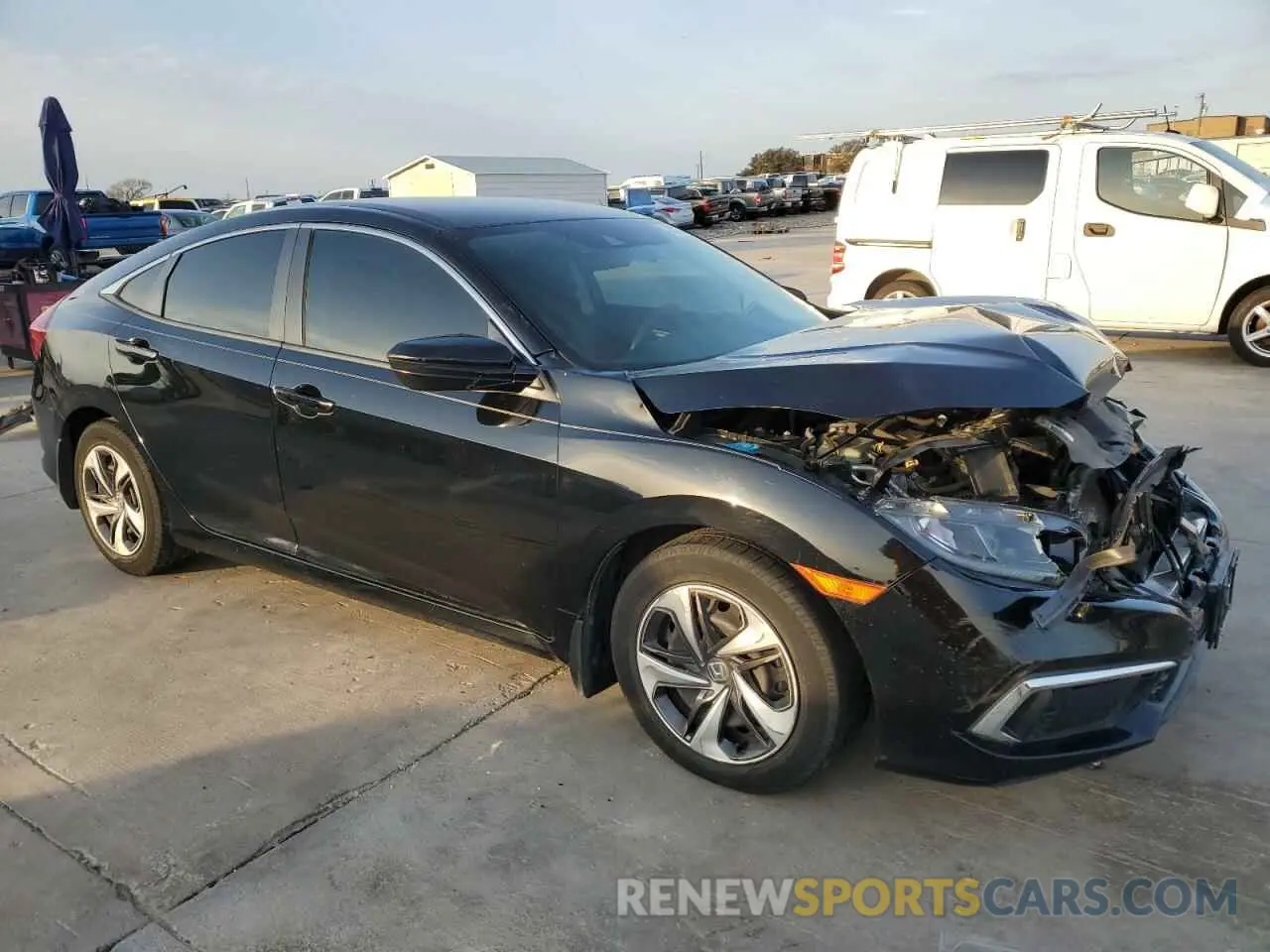 4 Фотография поврежденного автомобиля 19XFC2F62KE036209 HONDA CIVIC 2019