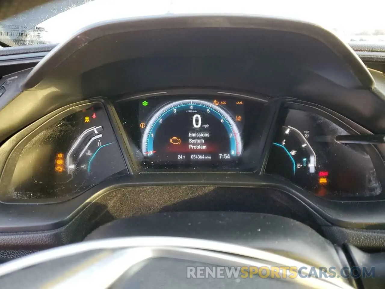 9 Фотография поврежденного автомобиля 19XFC2F62KE036209 HONDA CIVIC 2019