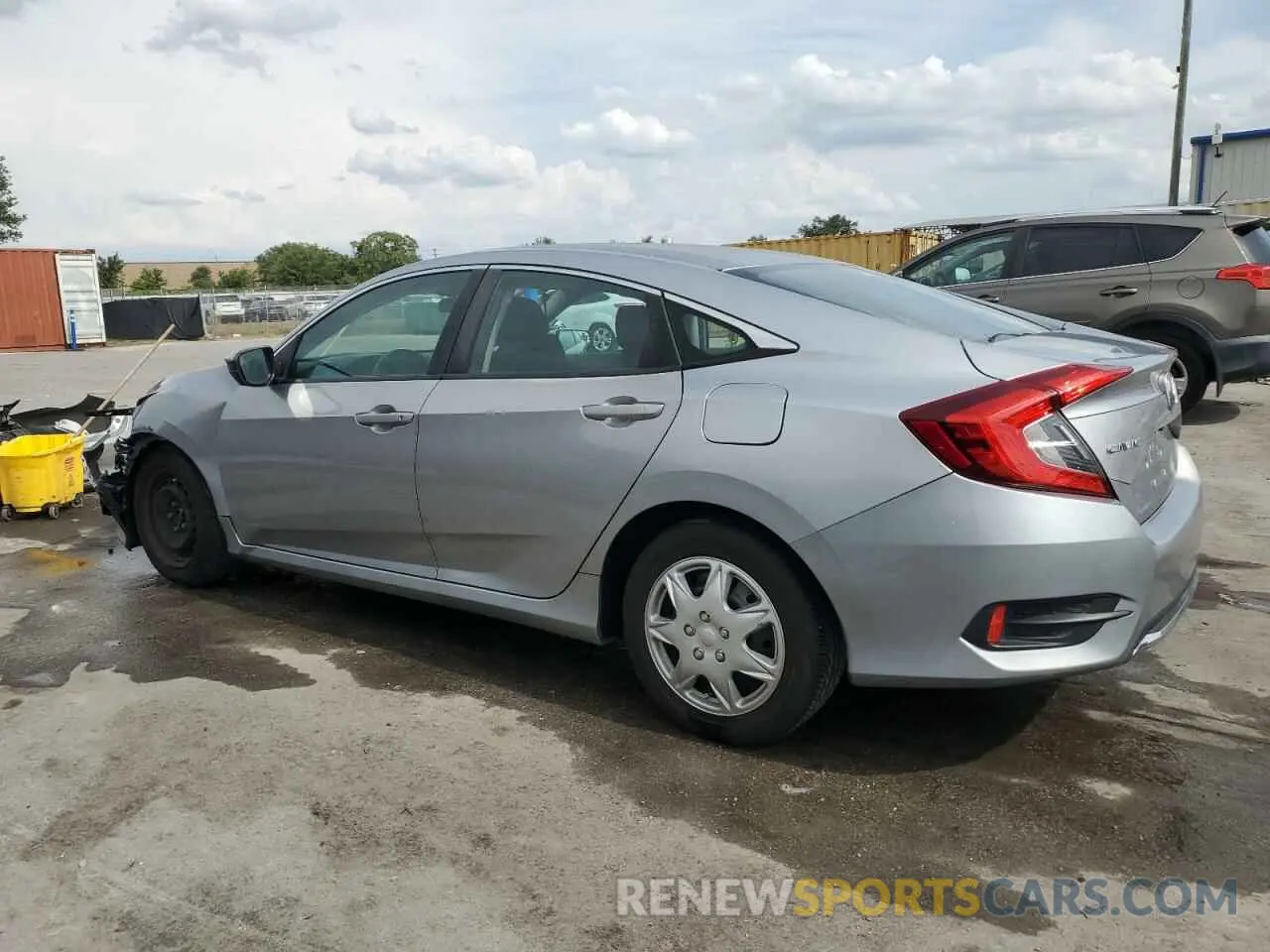 2 Фотография поврежденного автомобиля 19XFC2F62KE042446 HONDA CIVIC 2019