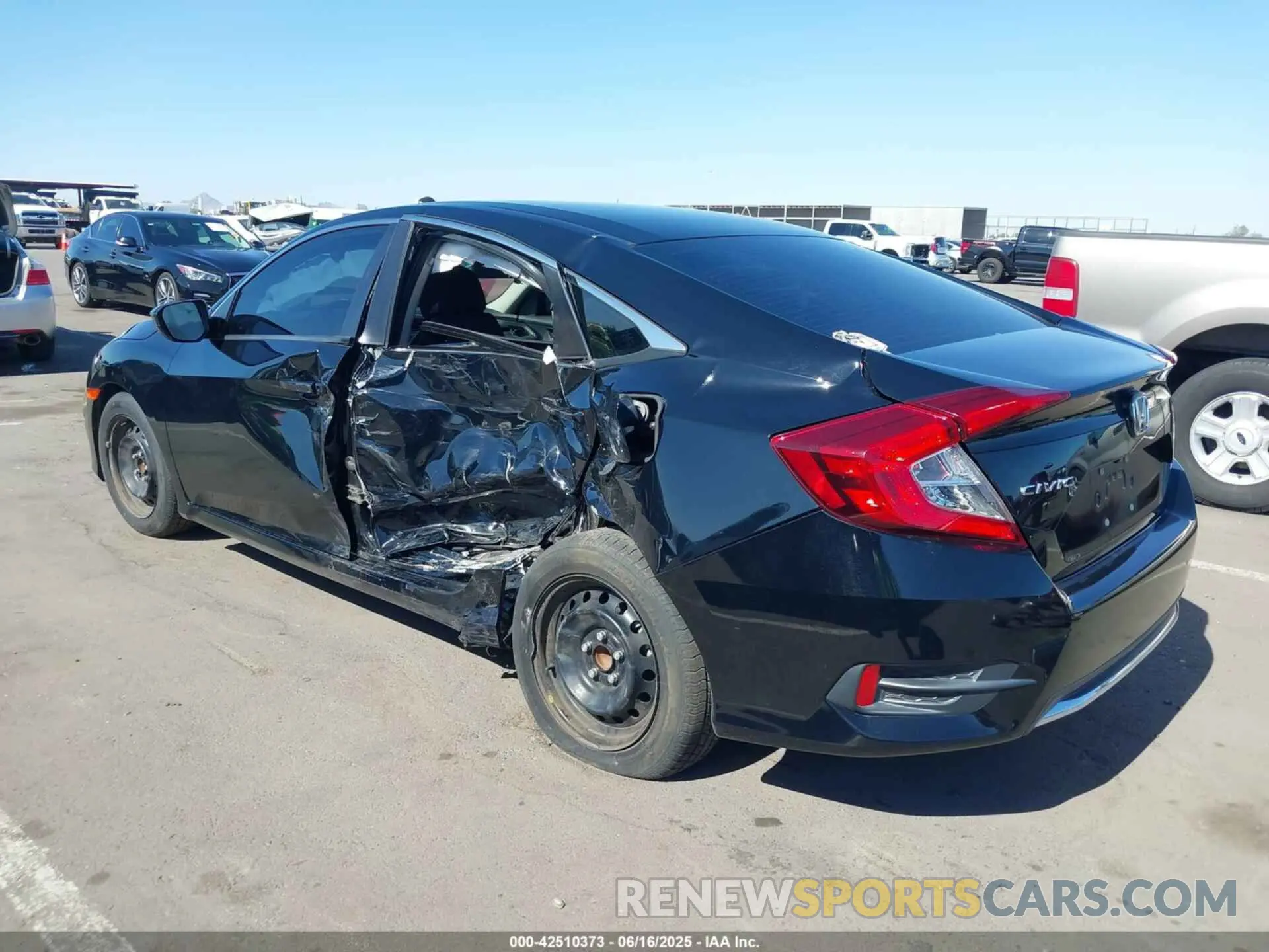 6 Photograph of a damaged car 19XFC2F62KE202213 HONDA CIVIC 2019