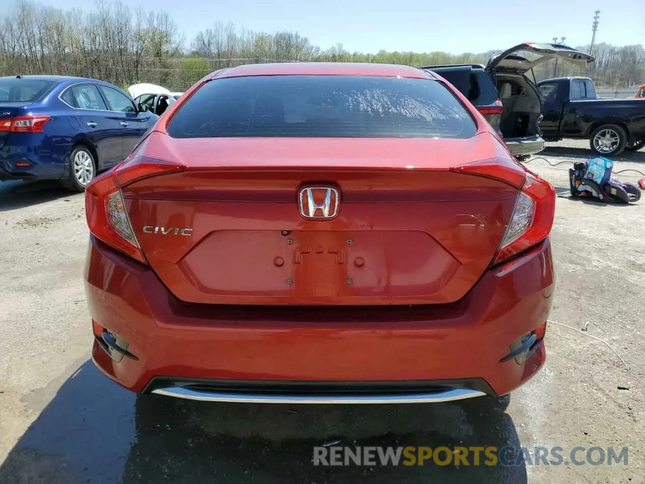 6 Photograph of a damaged car 19XFC2F62KE212904 HONDA CIVIC 2019