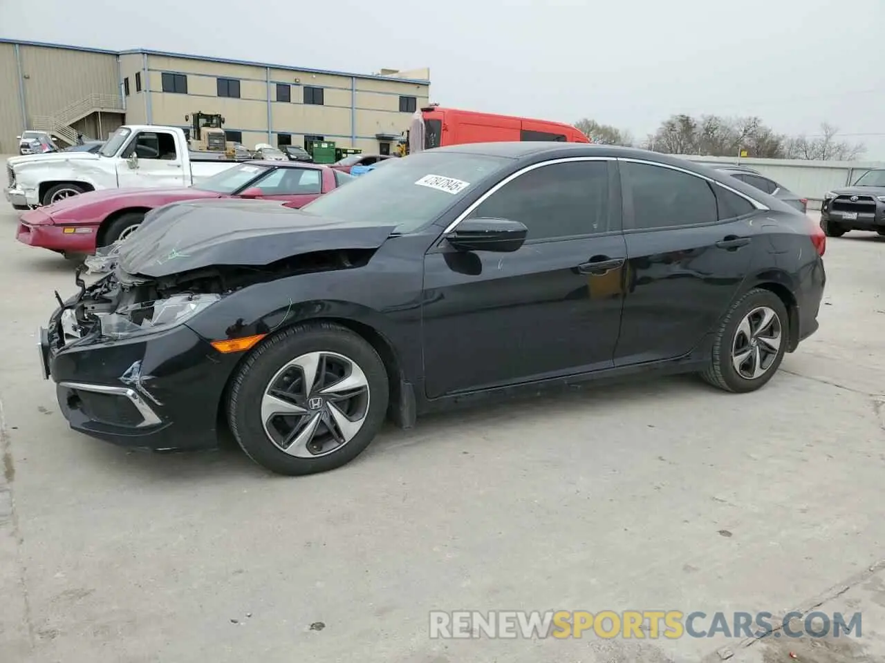 1 Photograph of a damaged car 19XFC2F63KE000643 HONDA CIVIC 2019
