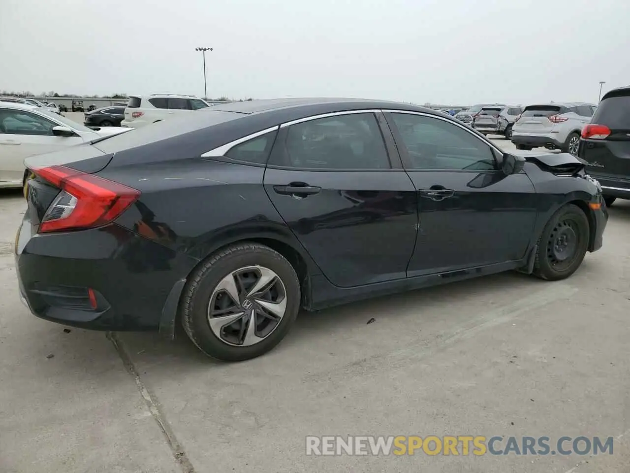 3 Photograph of a damaged car 19XFC2F63KE000643 HONDA CIVIC 2019