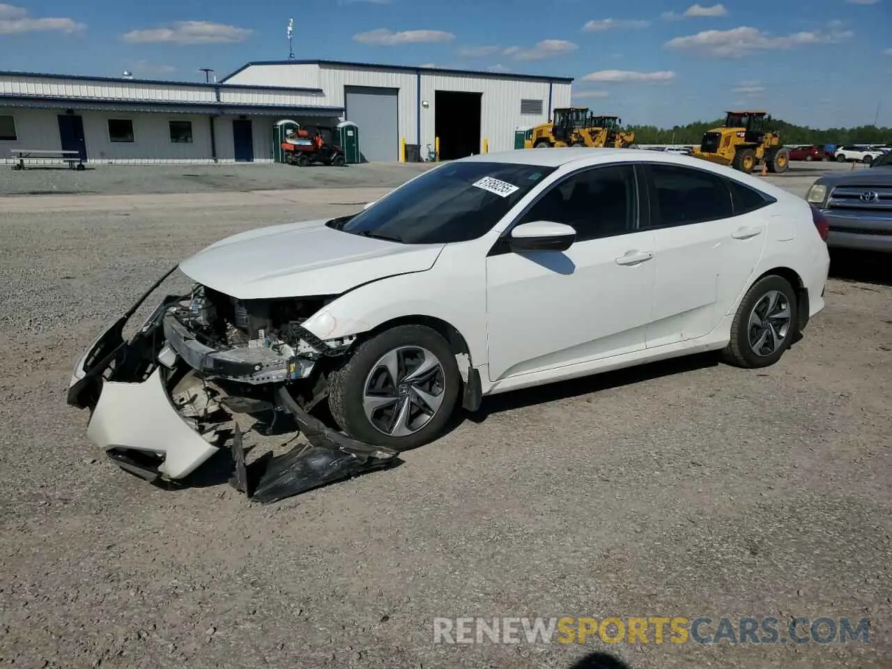 1 Photograph of a damaged car 19XFC2F63KE012498 HONDA CIVIC 2019