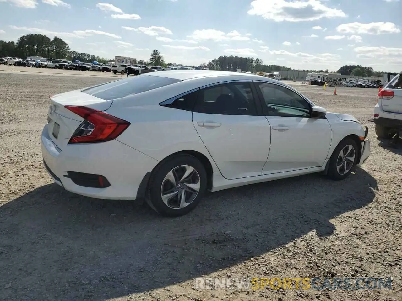 3 Photograph of a damaged car 19XFC2F63KE012498 HONDA CIVIC 2019