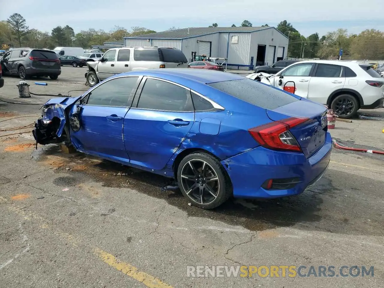 2 Photograph of a damaged car 19XFC2F63KE016017 HONDA CIVIC 2019