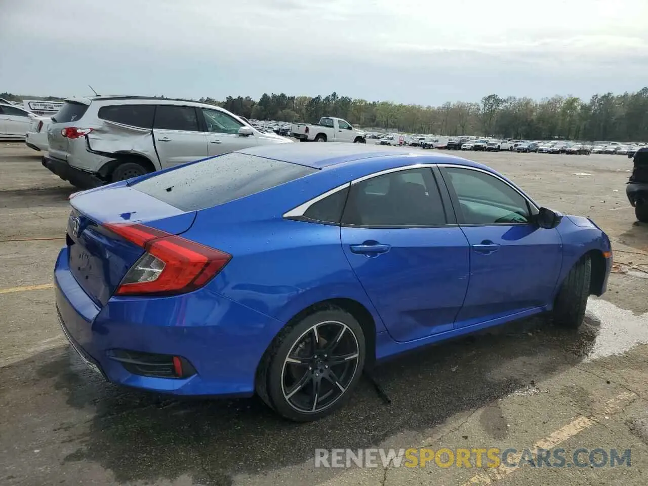 3 Photograph of a damaged car 19XFC2F63KE016017 HONDA CIVIC 2019