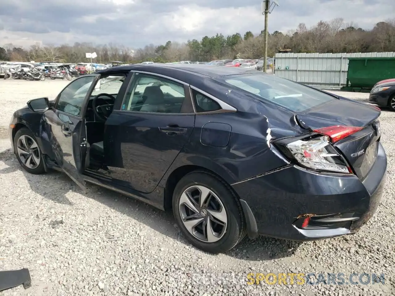 2 Photograph of a damaged car 19XFC2F63KE051561 HONDA CIVIC 2019
