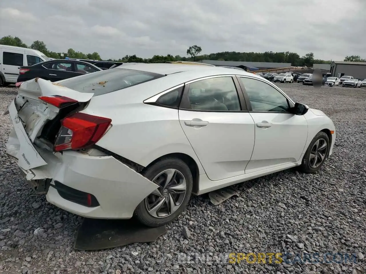 3 Photograph of a damaged car 19XFC2F64KE037944 HONDA CIVIC 2019