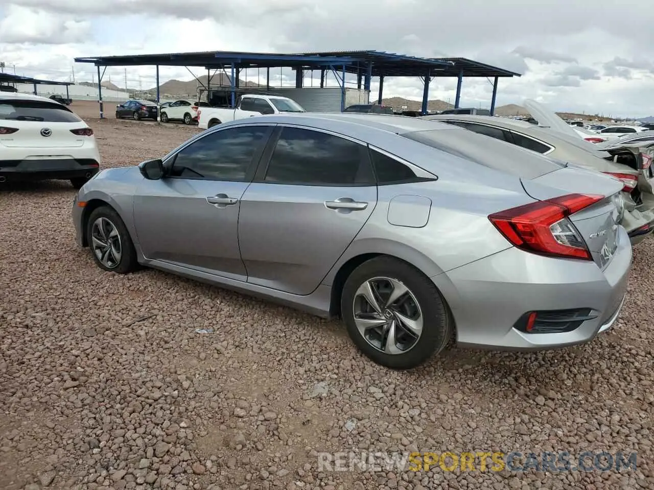2 Фотография поврежденного автомобиля 19XFC2F64KE209938 HONDA CIVIC 2019