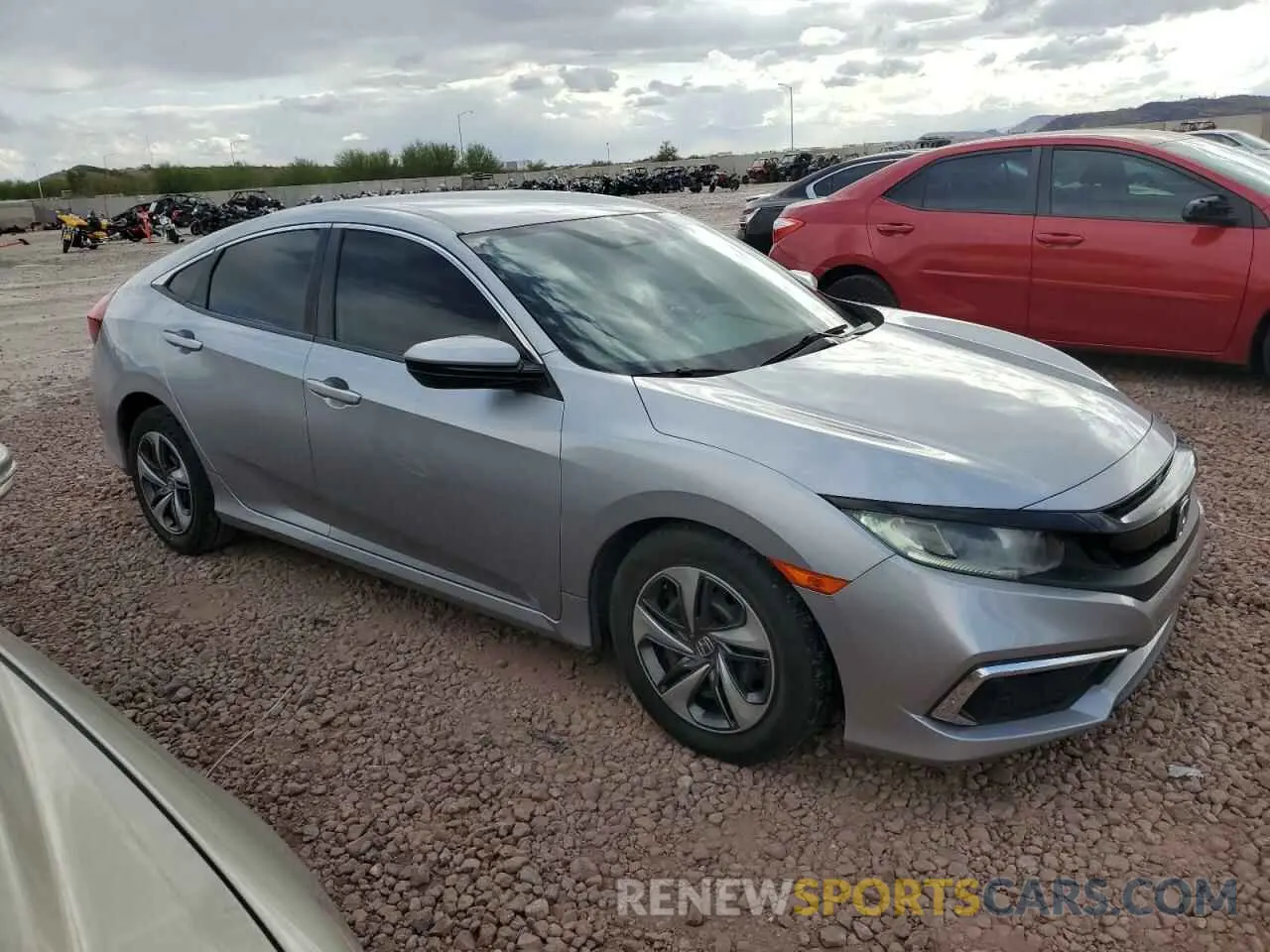 4 Фотография поврежденного автомобиля 19XFC2F64KE209938 HONDA CIVIC 2019