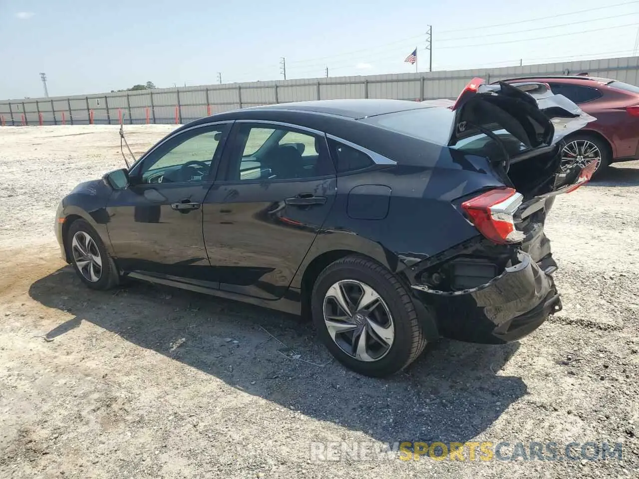 2 Photograph of a damaged car 19XFC2F65KE021137 HONDA CIVIC 2019