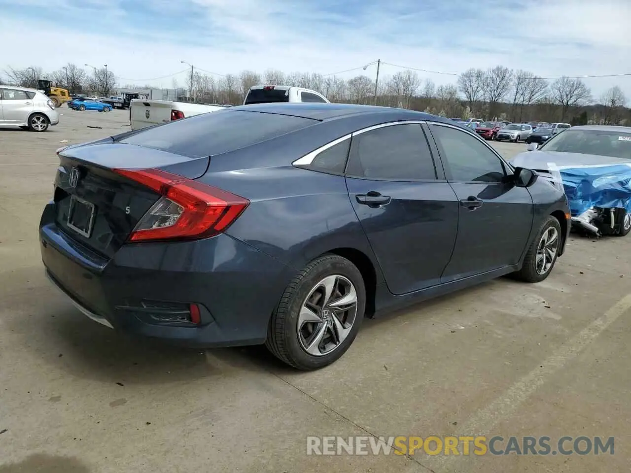 3 Photograph of a damaged car 19XFC2F65KE022711 HONDA CIVIC 2019