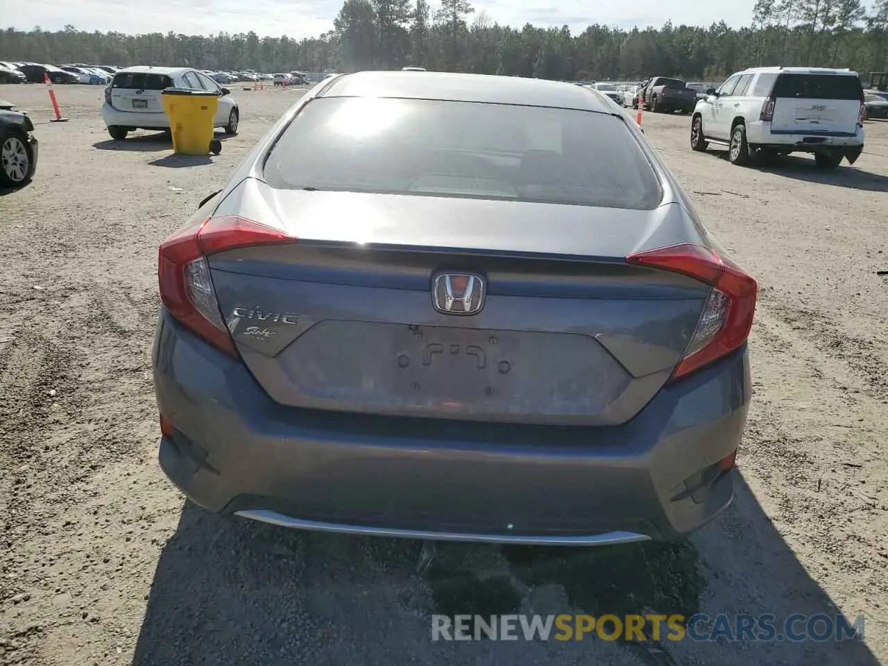 6 Photograph of a damaged car 19XFC2F65KE032073 HONDA CIVIC 2019