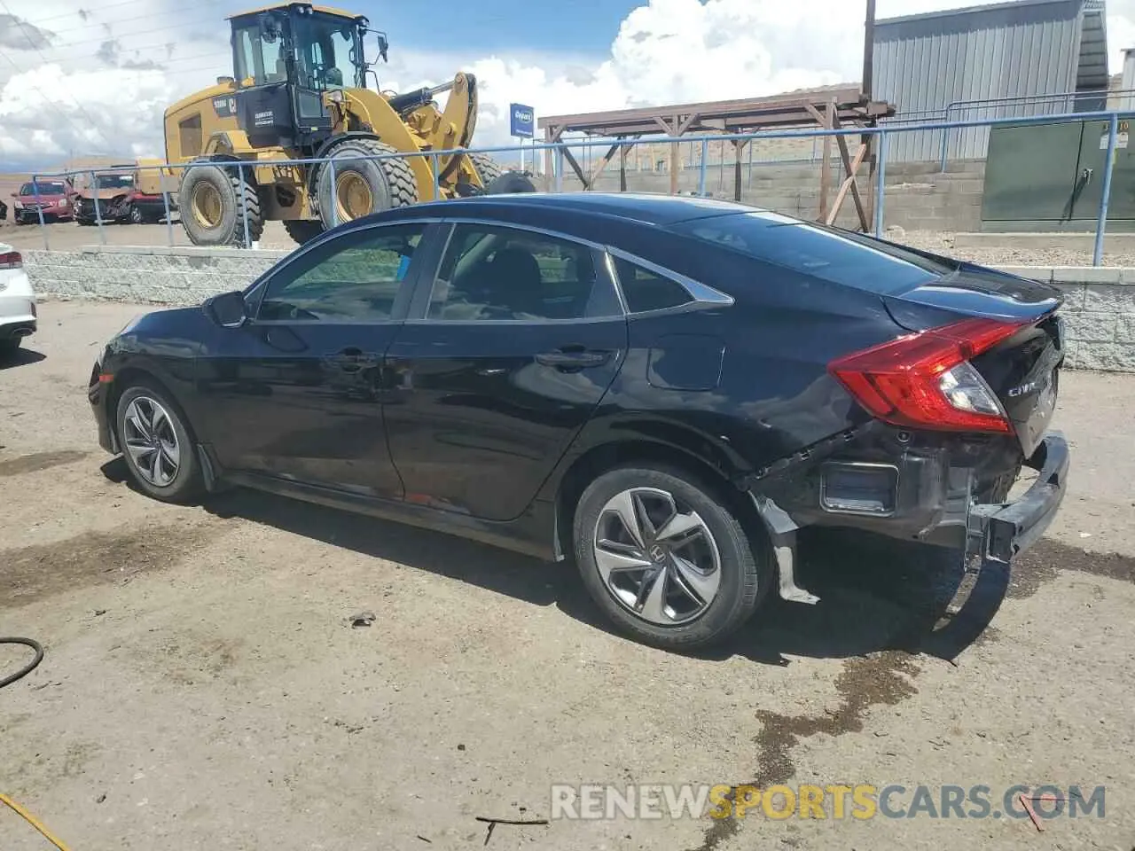 2 Photograph of a damaged car 19XFC2F65KE035572 HONDA CIVIC 2019