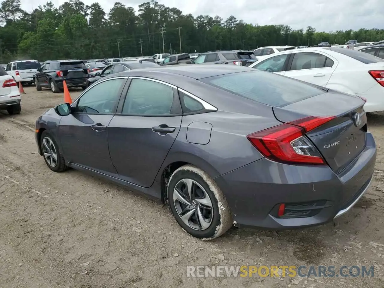 2 Photograph of a damaged car 19XFC2F65KE037774 HONDA CIVIC 2019