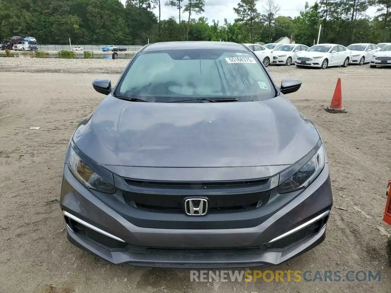 5 Photograph of a damaged car 19XFC2F65KE037774 HONDA CIVIC 2019