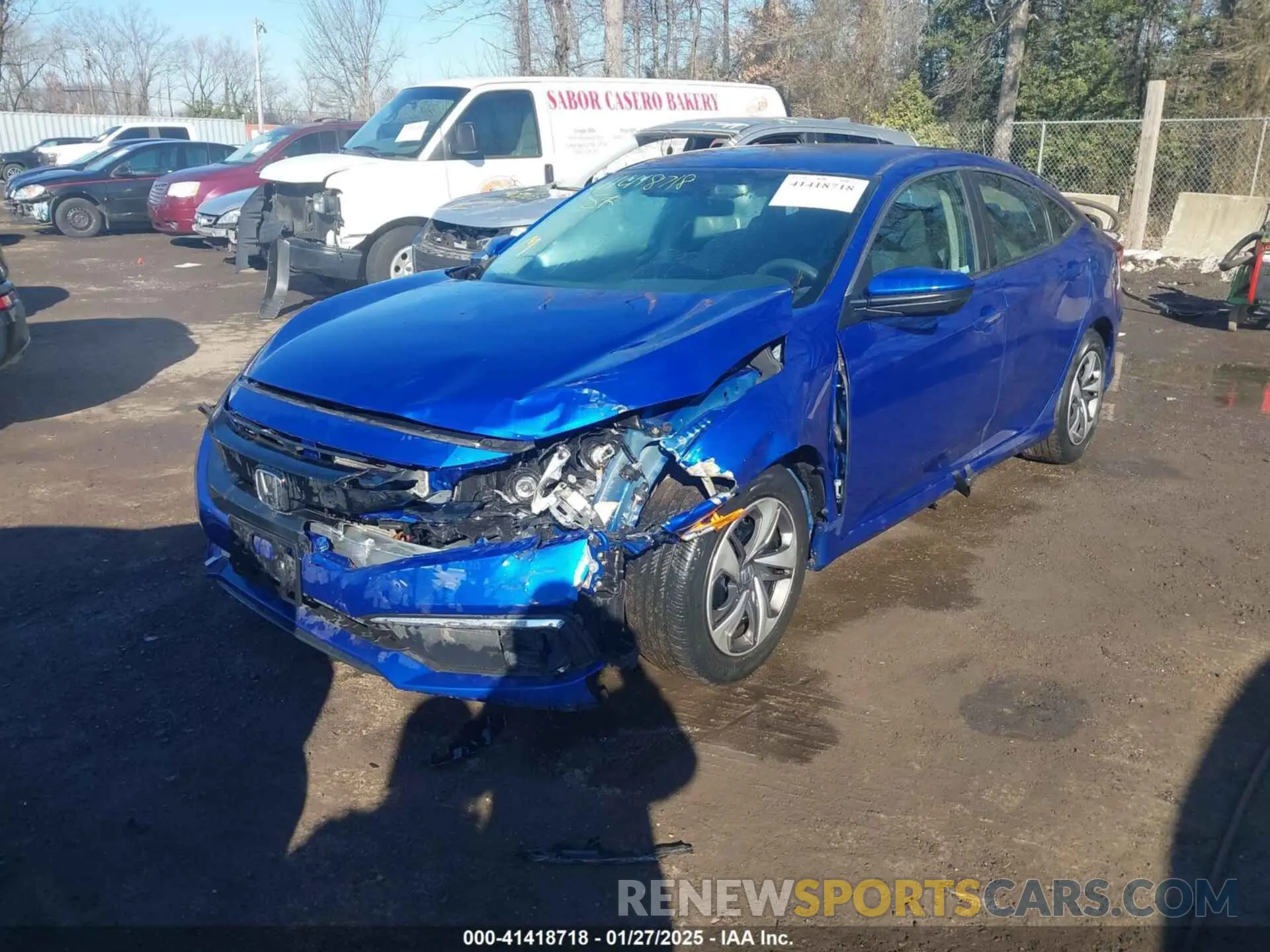 6 Photograph of a damaged car 19XFC2F65KE042571 HONDA CIVIC 2019