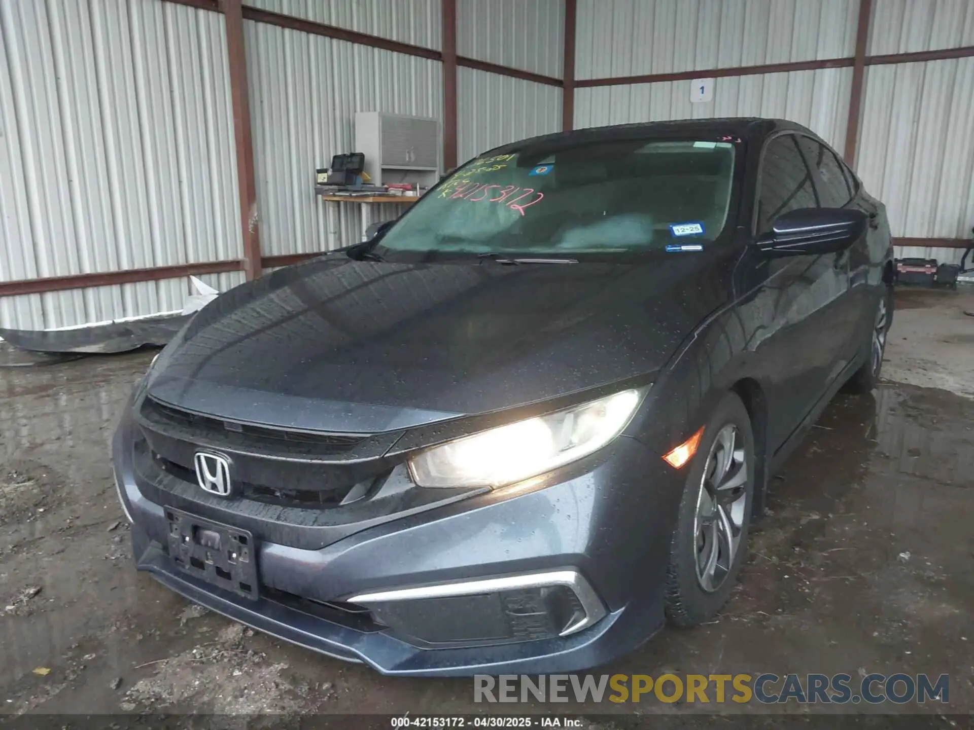 2 Photograph of a damaged car 19XFC2F66KE012995 HONDA CIVIC 2019