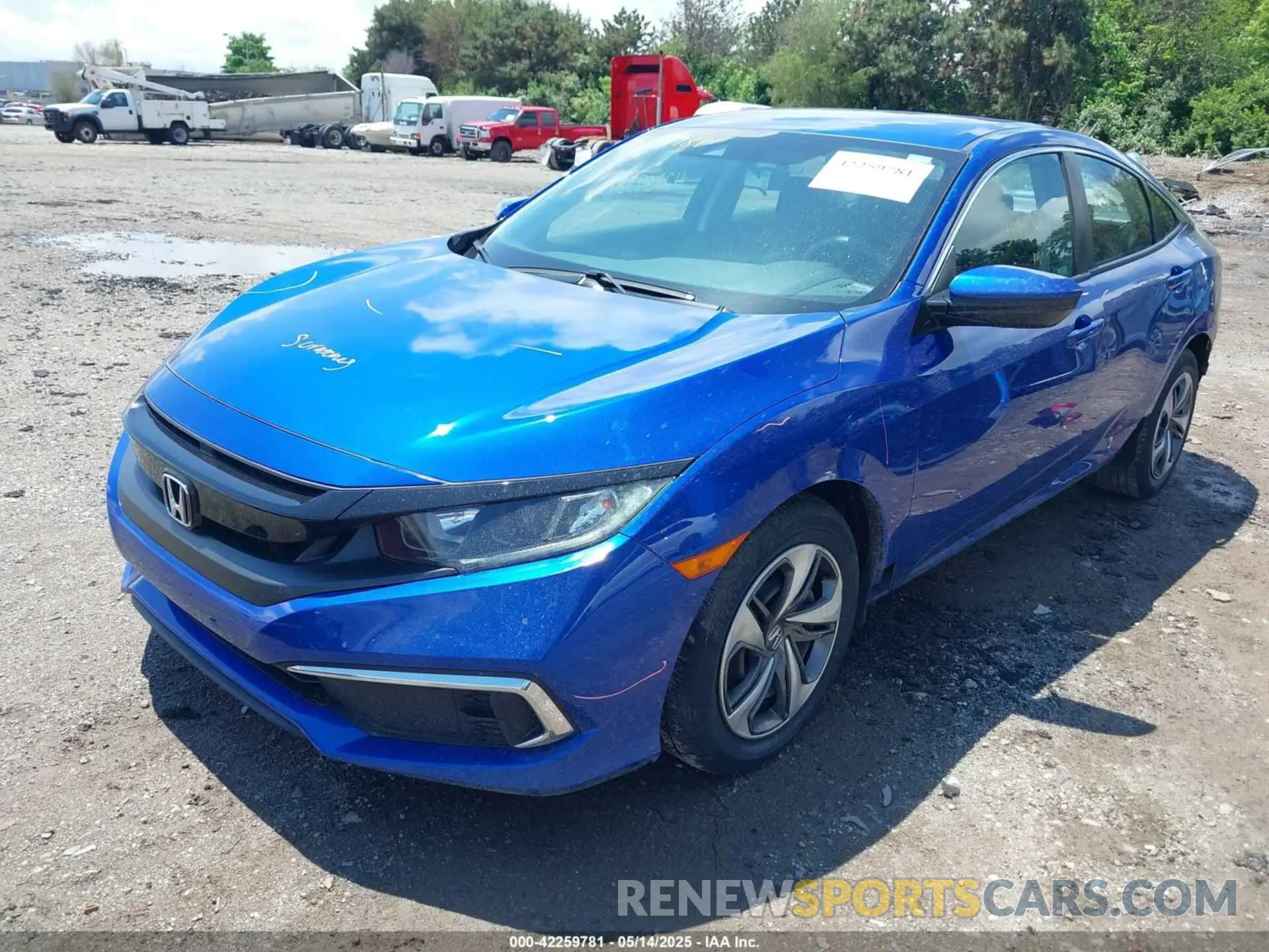 2 Photograph of a damaged car 19XFC2F66KE031966 HONDA CIVIC 2019