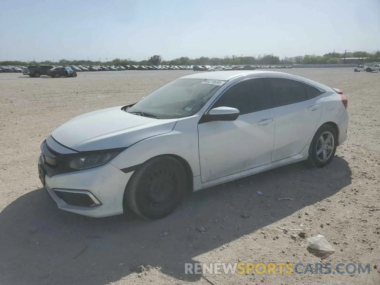 1 Photograph of a damaged car 19XFC2F66KE032115 HONDA CIVIC 2019
