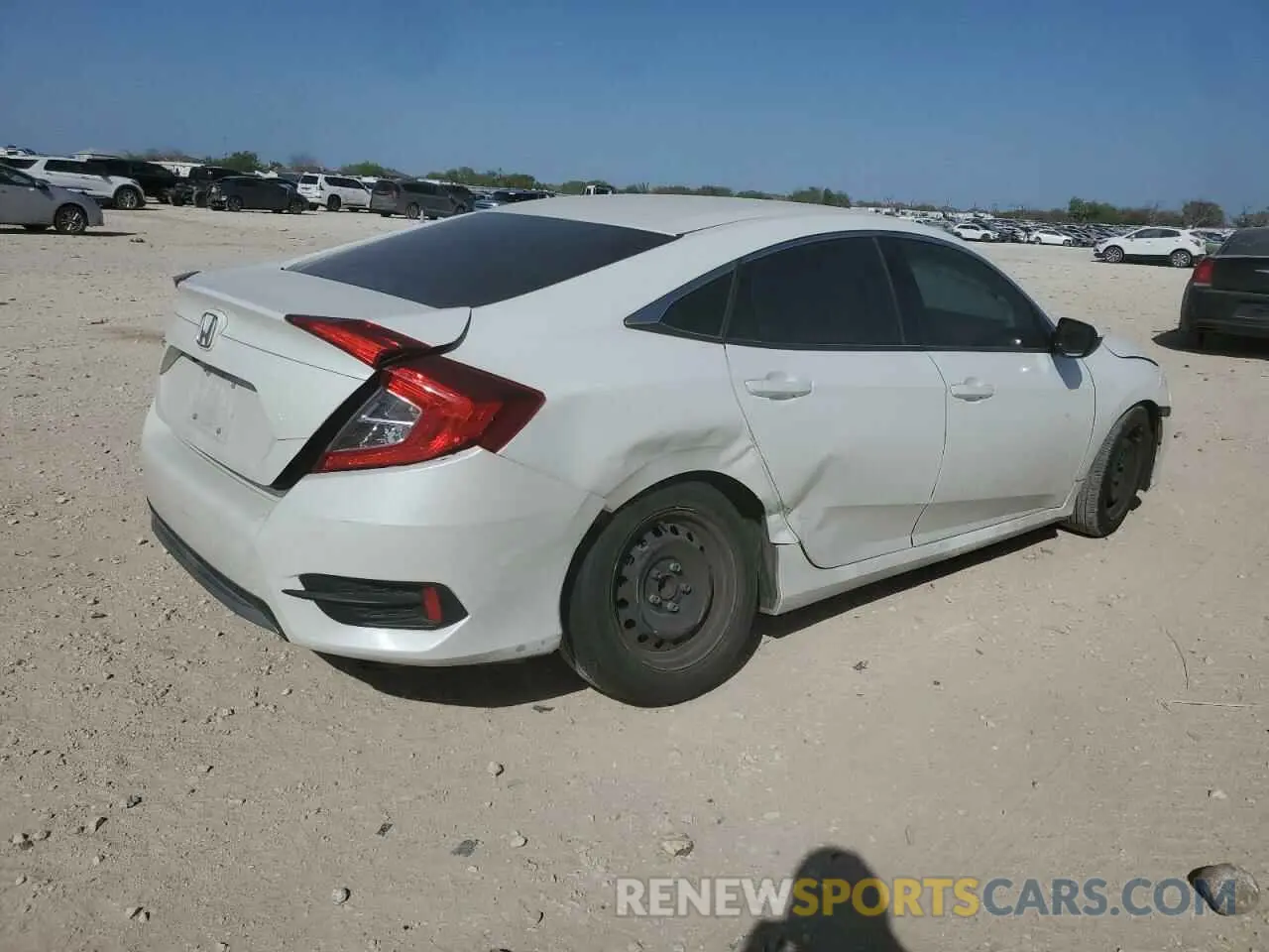 3 Photograph of a damaged car 19XFC2F66KE032115 HONDA CIVIC 2019