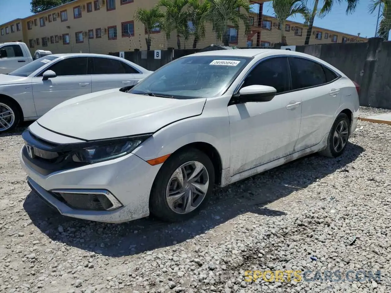 1 Фотография поврежденного автомобиля 19XFC2F67KE024122 HONDA CIVIC 2019