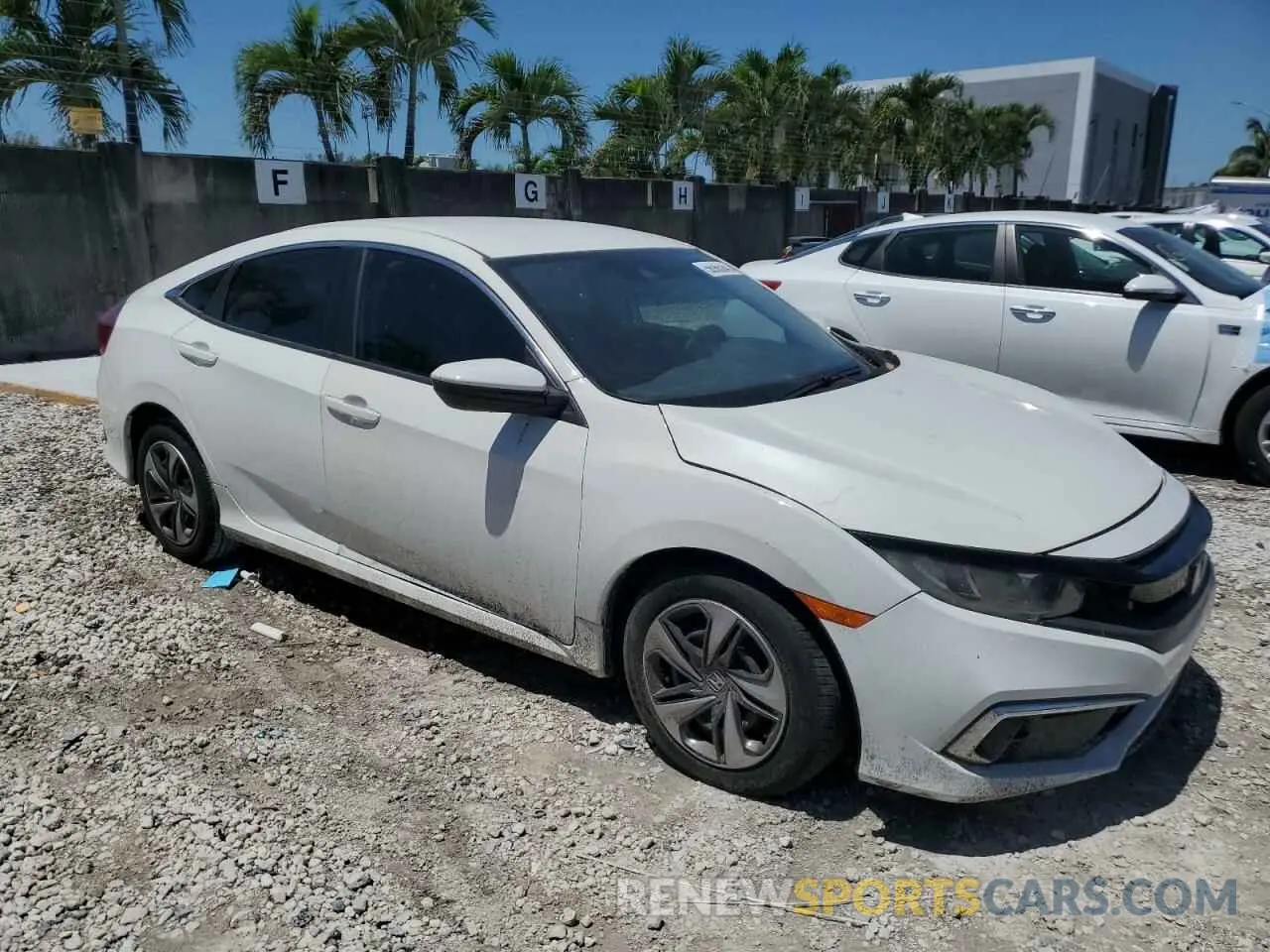 4 Фотография поврежденного автомобиля 19XFC2F67KE024122 HONDA CIVIC 2019