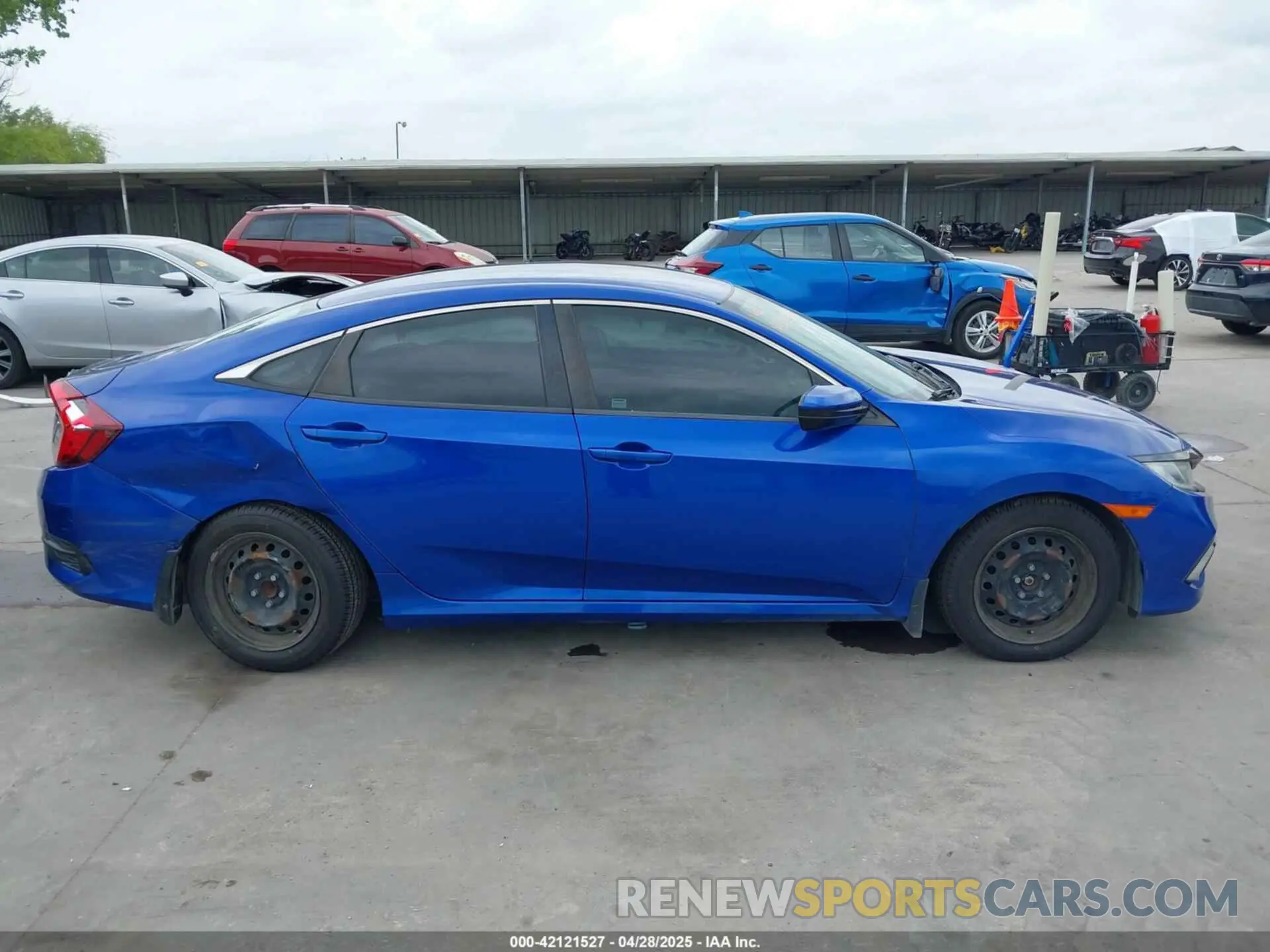 14 Photograph of a damaged car 19XFC2F67KE034164 HONDA CIVIC 2019