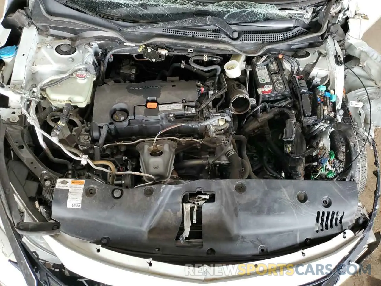 11 Фотография поврежденного автомобиля 19XFC2F67KE040174 HONDA CIVIC 2019