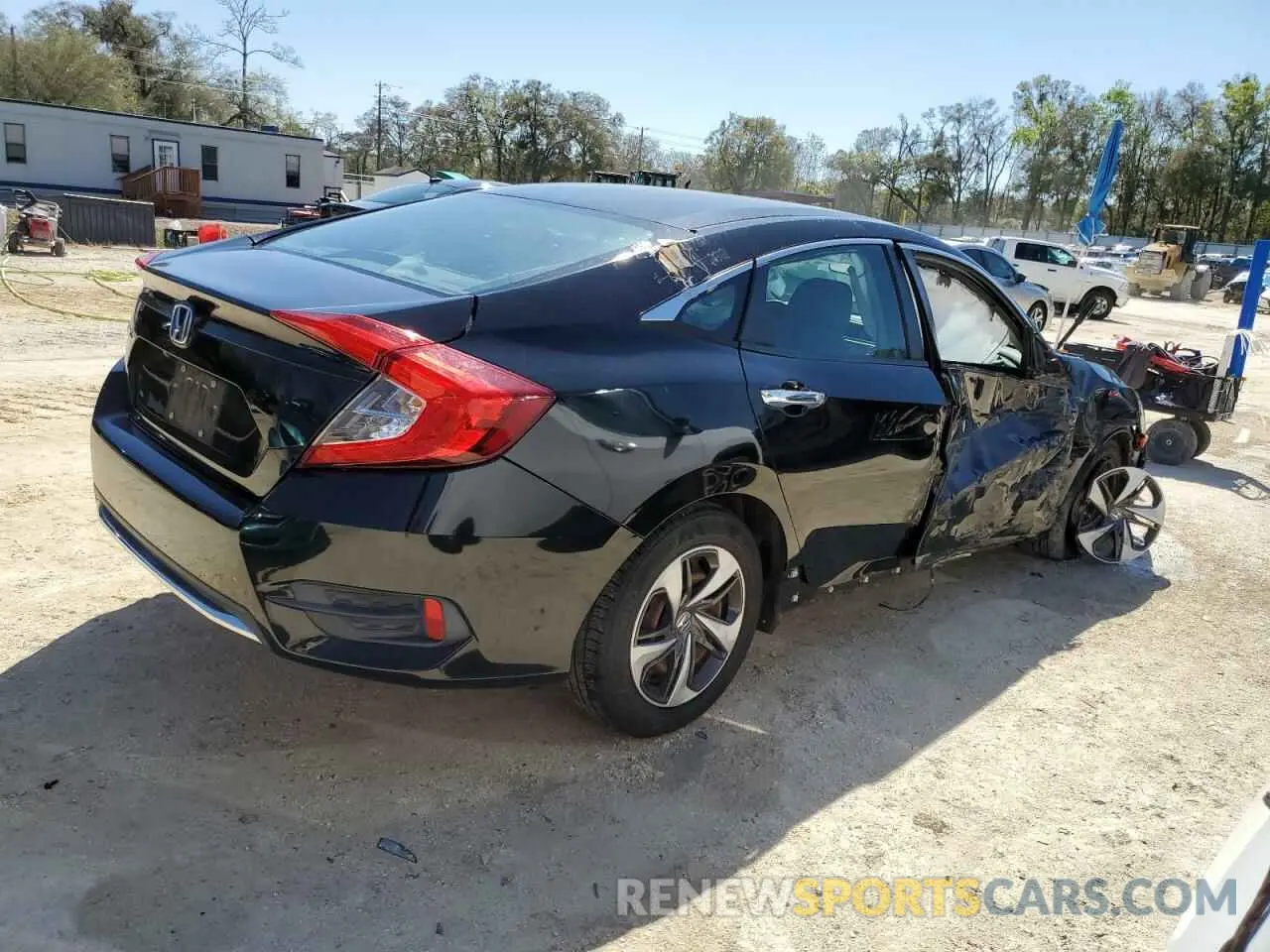 3 Photograph of a damaged car 19XFC2F67KE045391 HONDA CIVIC 2019