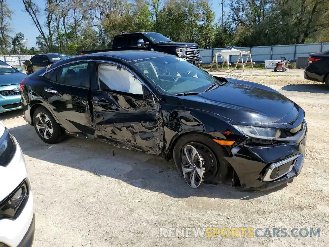 4 Photograph of a damaged car 19XFC2F67KE045391 HONDA CIVIC 2019
