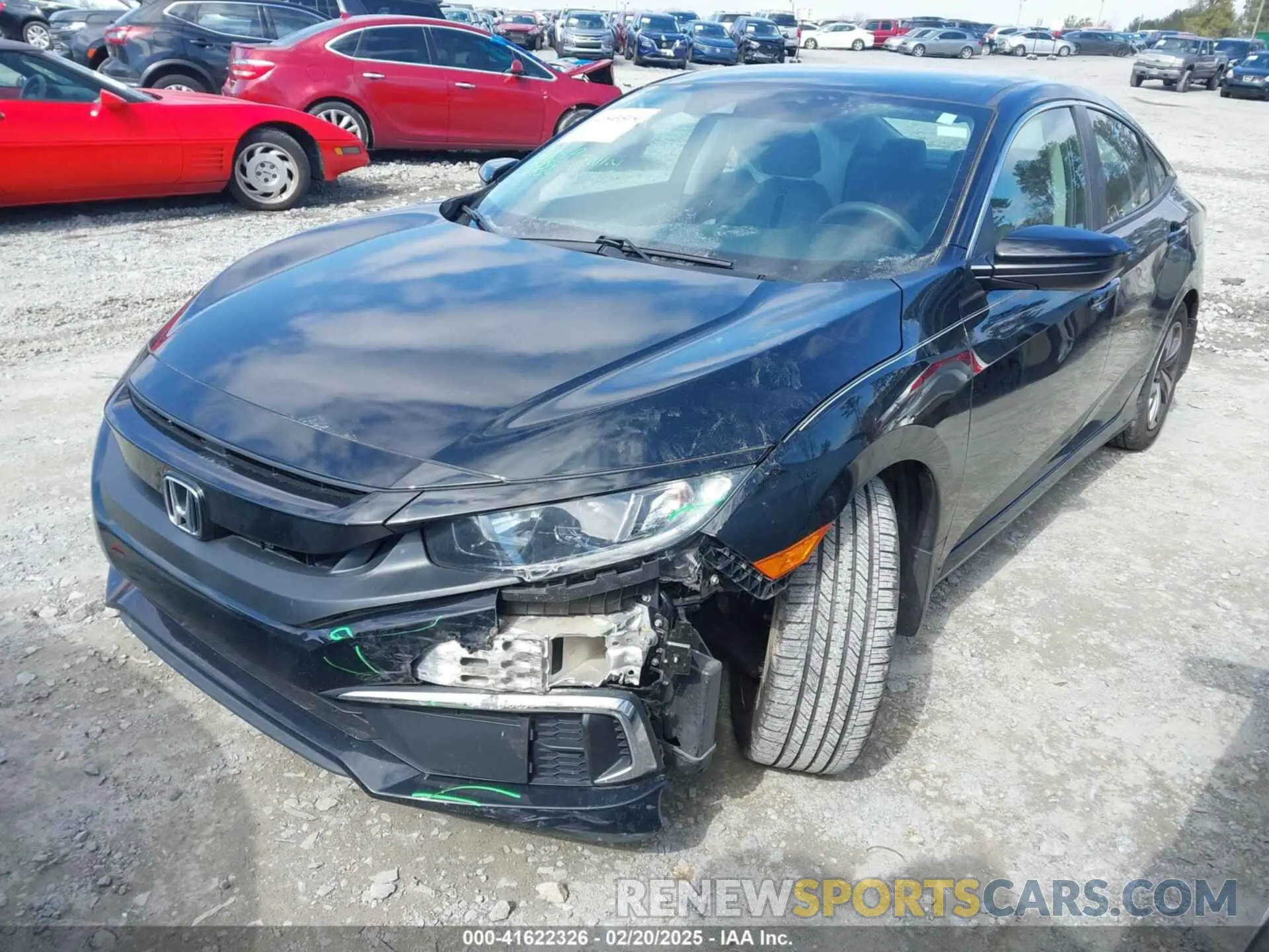 2 Photograph of a damaged car 19XFC2F67KE046797 HONDA CIVIC 2019