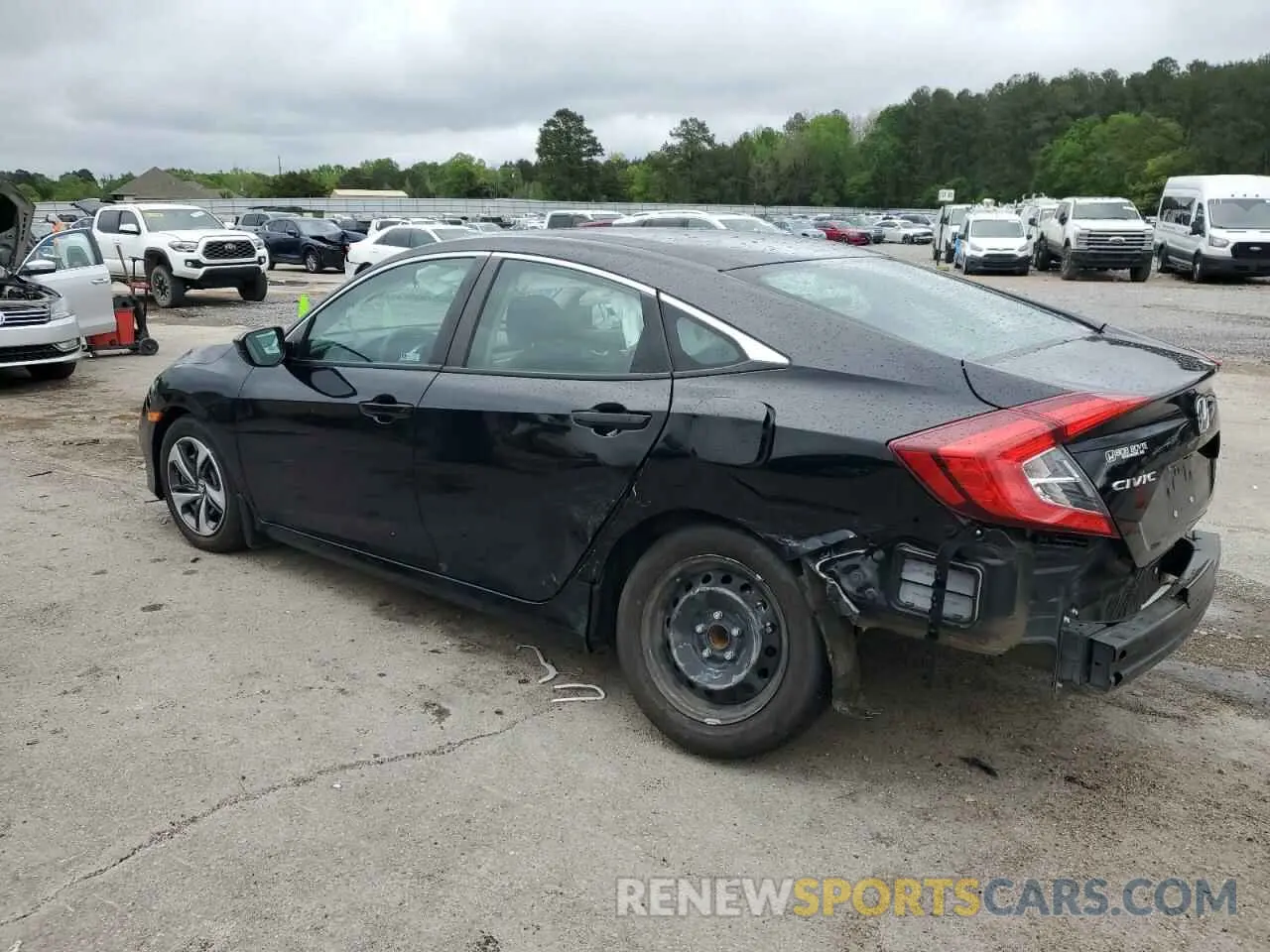 2 Фотография поврежденного автомобиля 19XFC2F67KE050669 HONDA CIVIC 2019