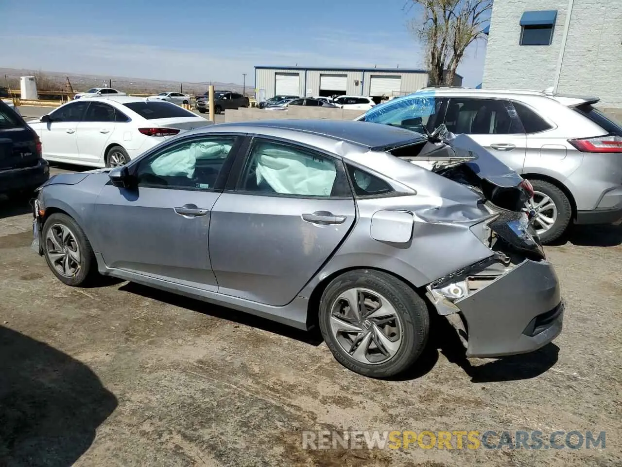 2 Photograph of a damaged car 19XFC2F68KE007670 HONDA CIVIC 2019
