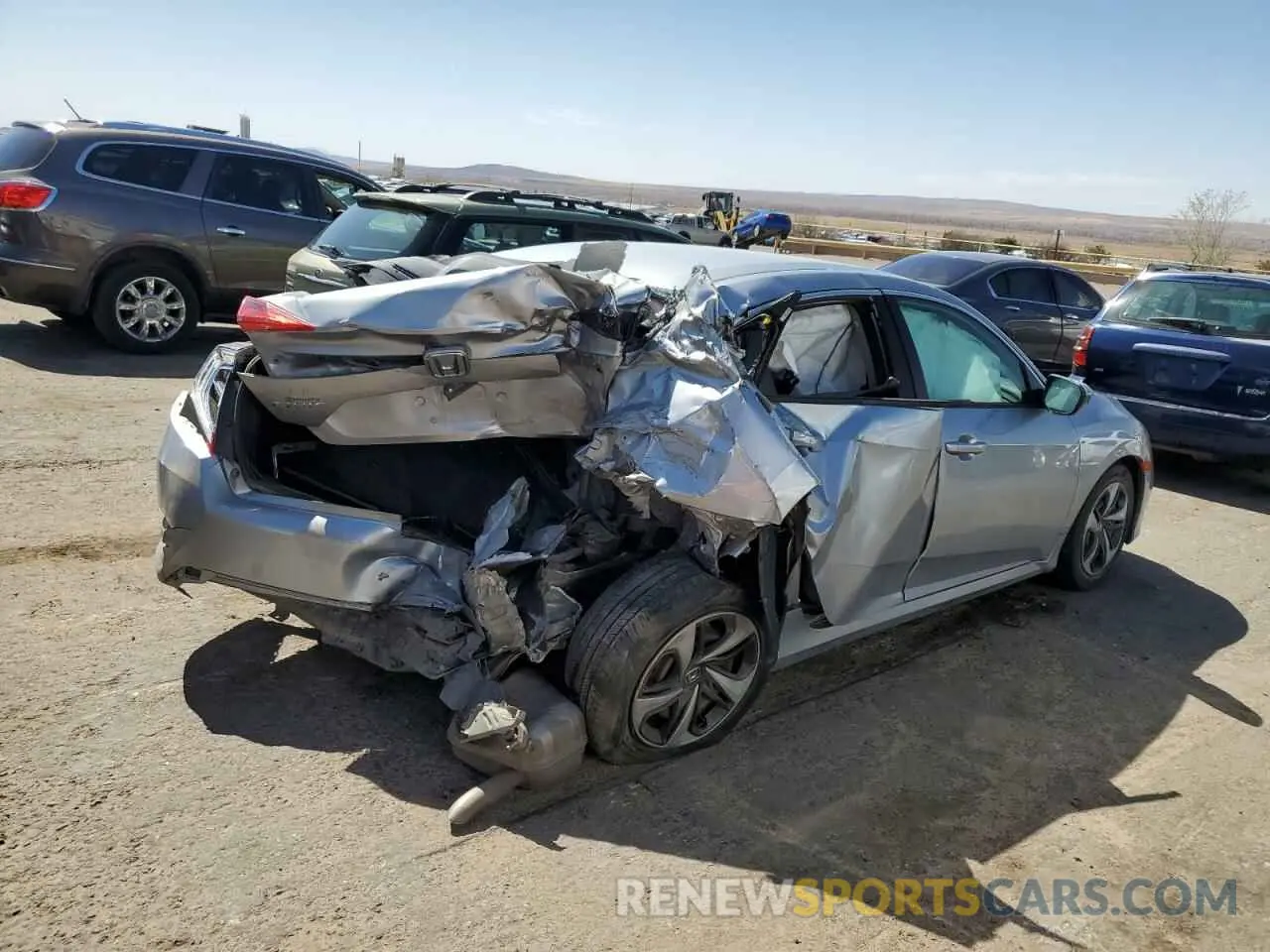 3 Photograph of a damaged car 19XFC2F68KE007670 HONDA CIVIC 2019