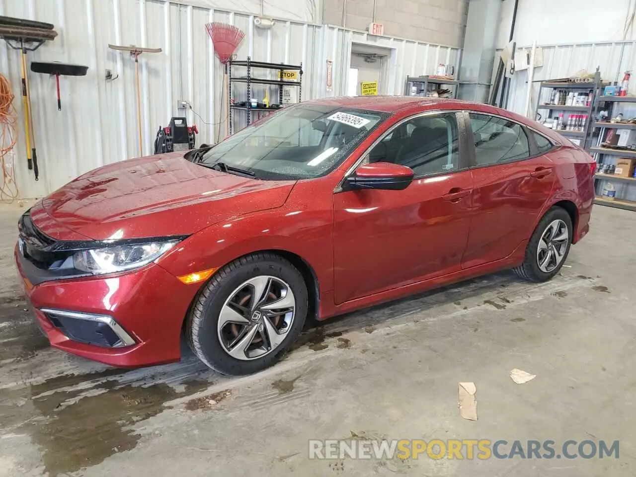 1 Photograph of a damaged car 19XFC2F68KE013548 HONDA CIVIC 2019