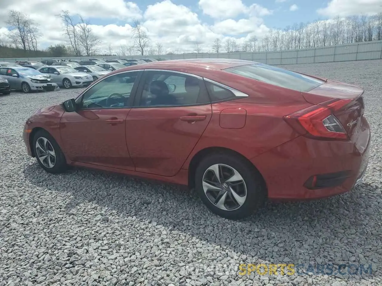 2 Photograph of a damaged car 19XFC2F68KE013548 HONDA CIVIC 2019