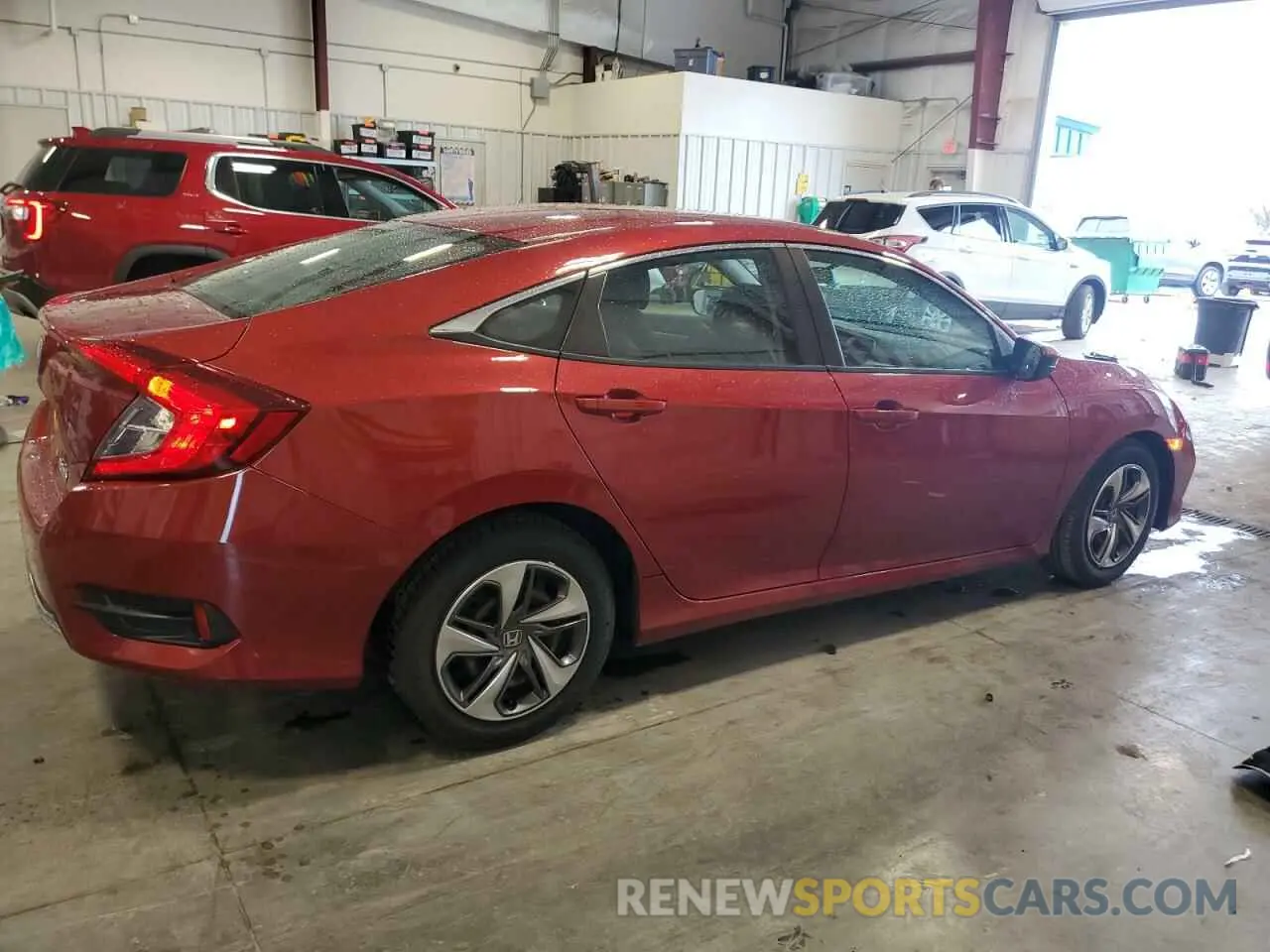 3 Photograph of a damaged car 19XFC2F68KE013548 HONDA CIVIC 2019