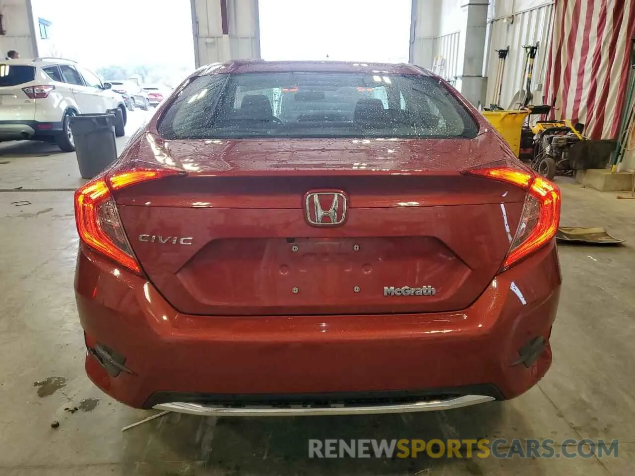 6 Photograph of a damaged car 19XFC2F68KE013548 HONDA CIVIC 2019