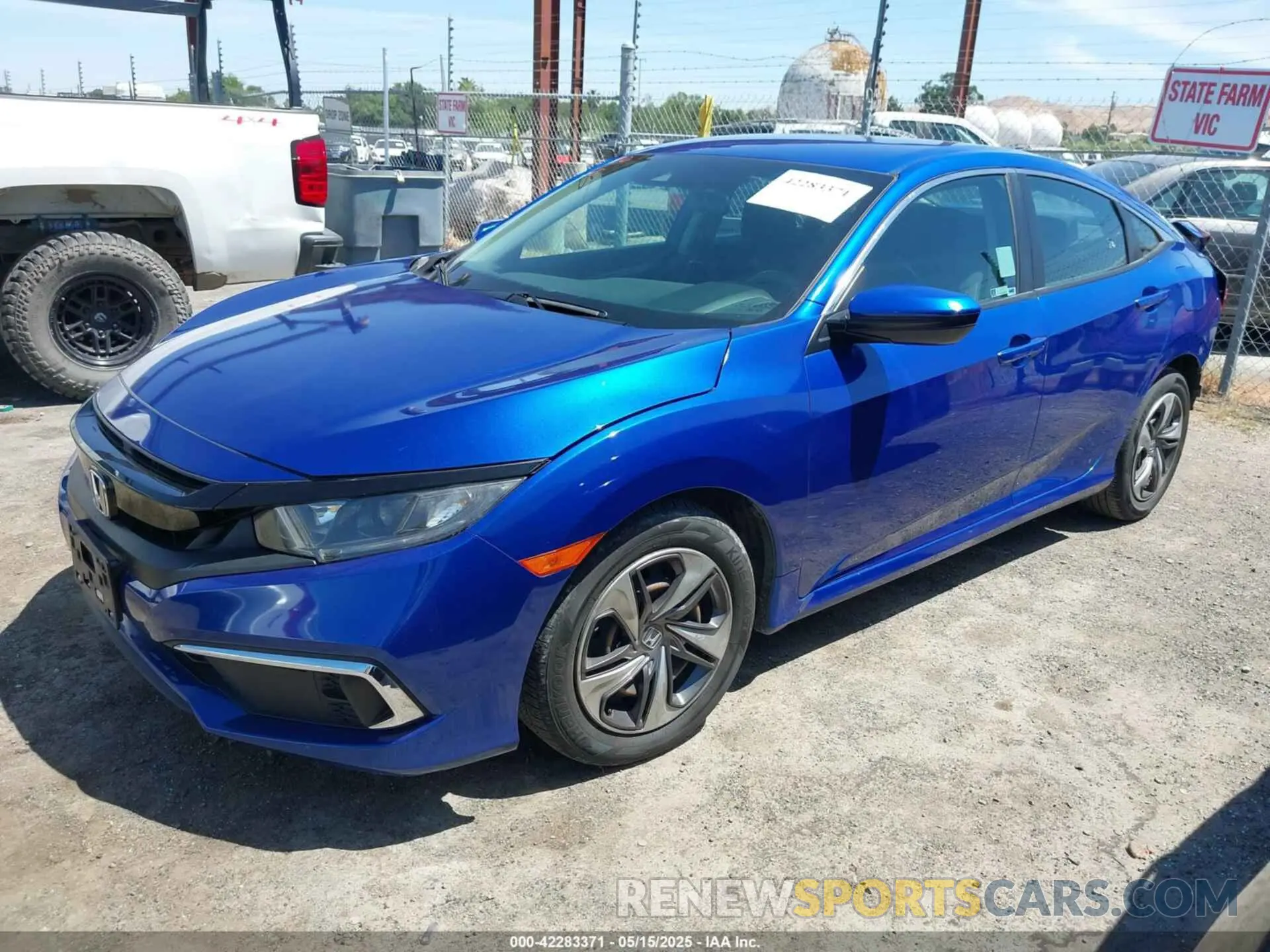 2 Photograph of a damaged car 19XFC2F68KE214611 HONDA CIVIC 2019