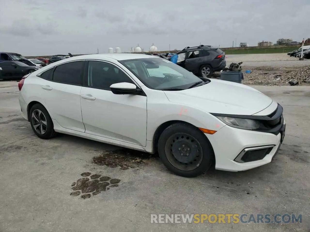 4 Photograph of a damaged car 19XFC2F69KE015602 HONDA CIVIC 2019