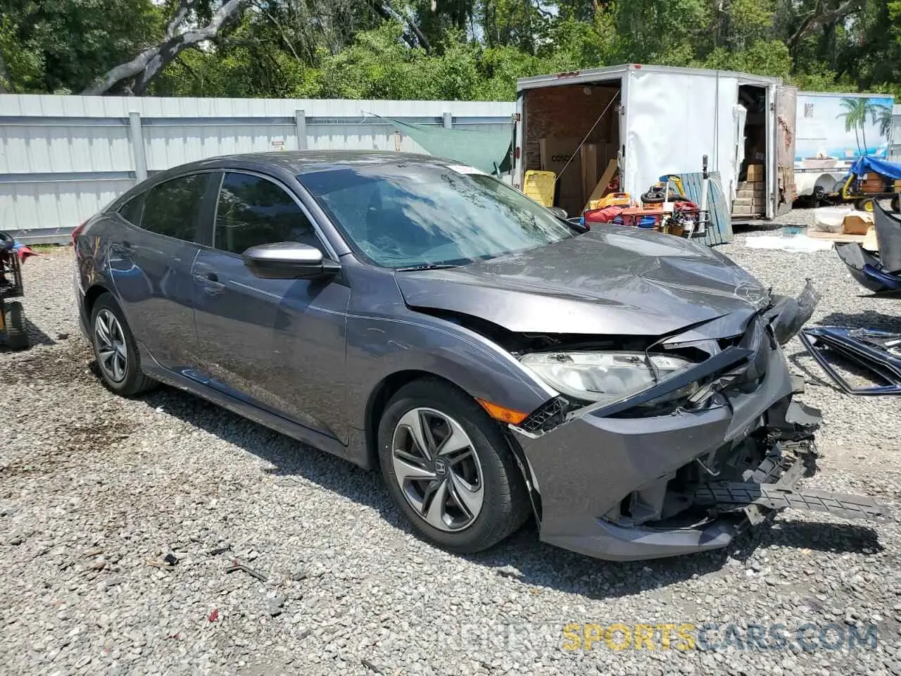 4 Фотография поврежденного автомобиля 19XFC2F69KE019262 HONDA CIVIC 2019