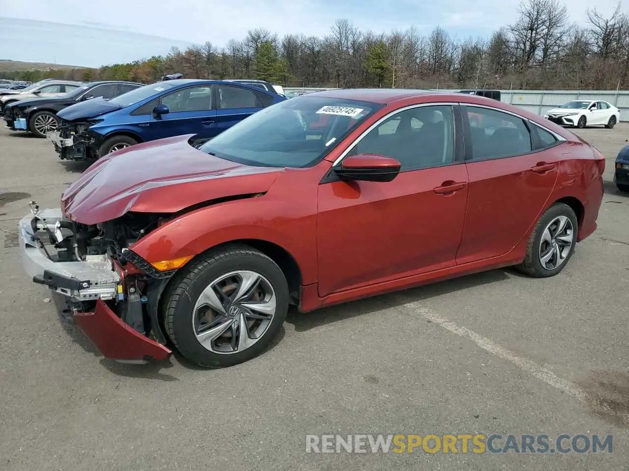 1 Photograph of a damaged car 19XFC2F69KE026826 HONDA CIVIC 2019