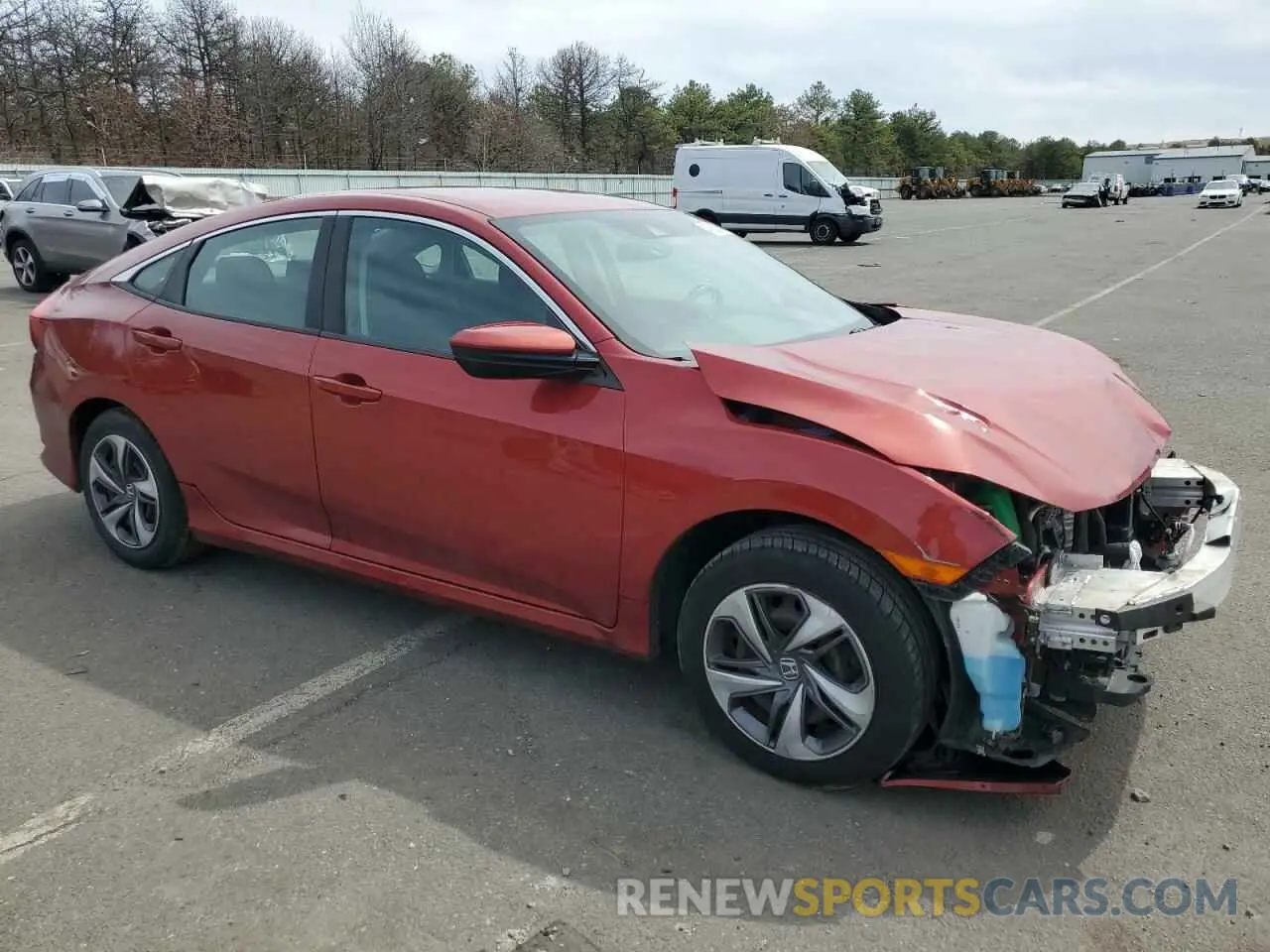 4 Photograph of a damaged car 19XFC2F69KE026826 HONDA CIVIC 2019