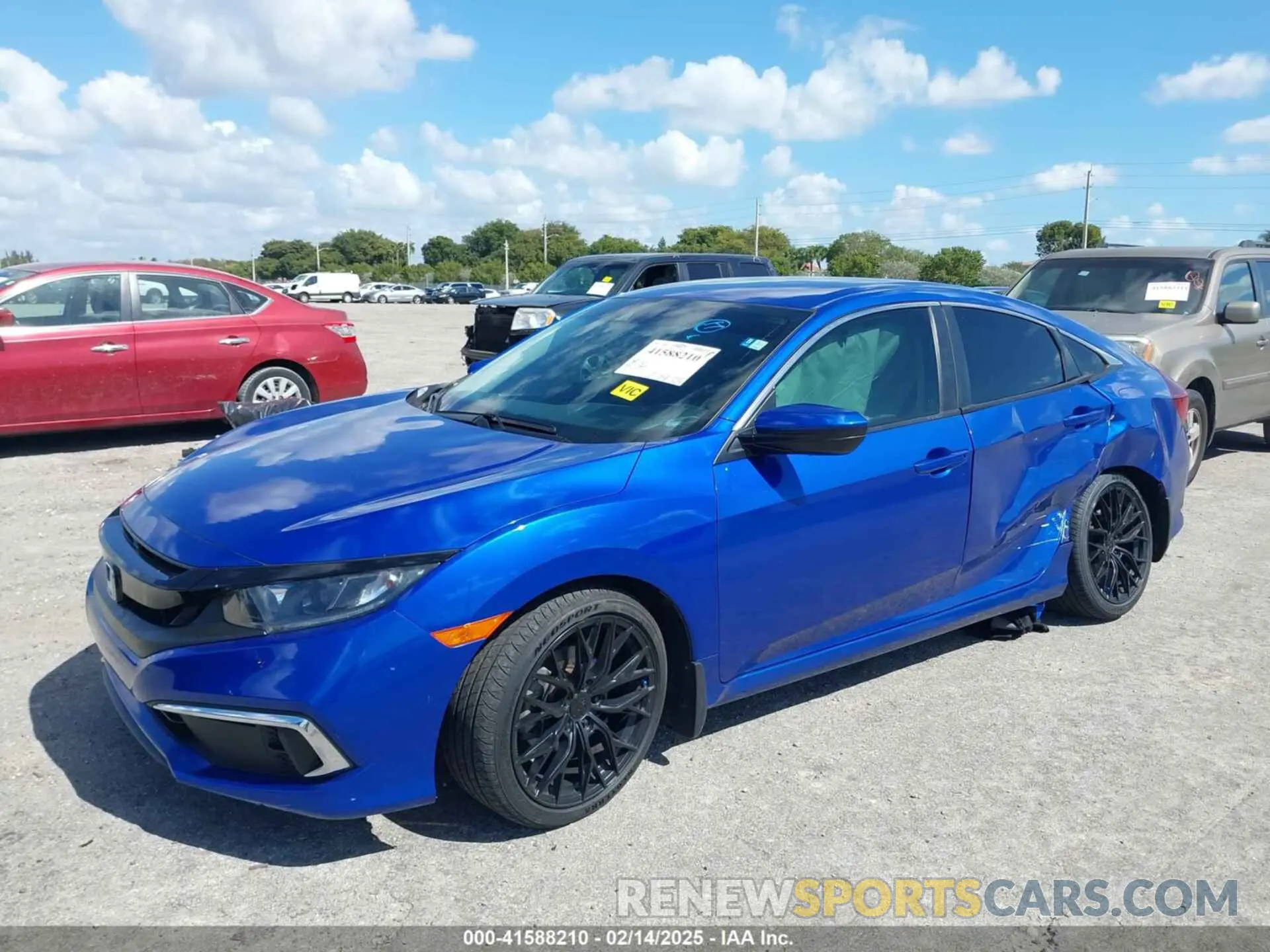 6 Фотография поврежденного автомобиля 19XFC2F69KE042024 HONDA CIVIC 2019