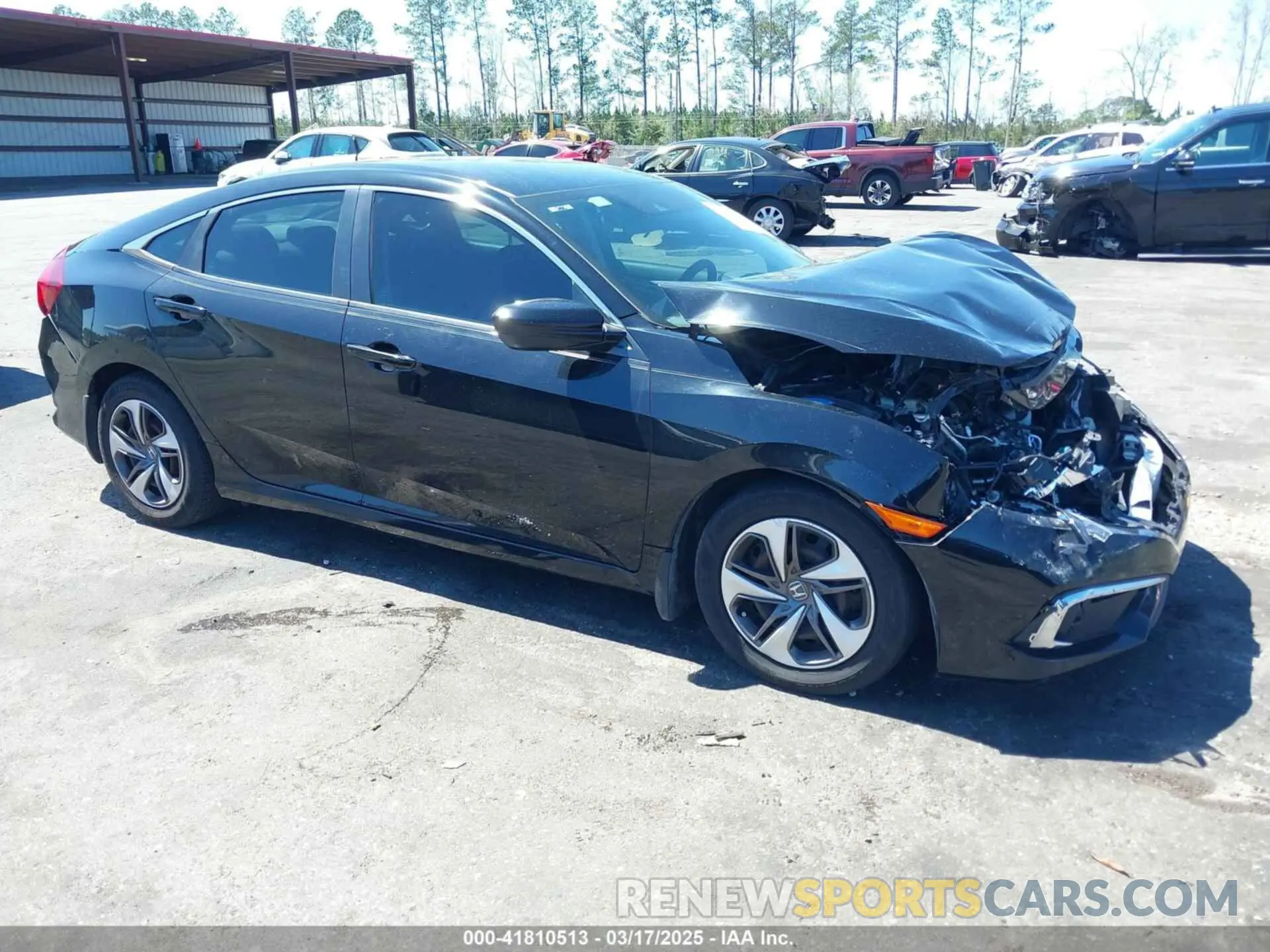 1 Photograph of a damaged car 19XFC2F69KE047045 HONDA CIVIC 2019