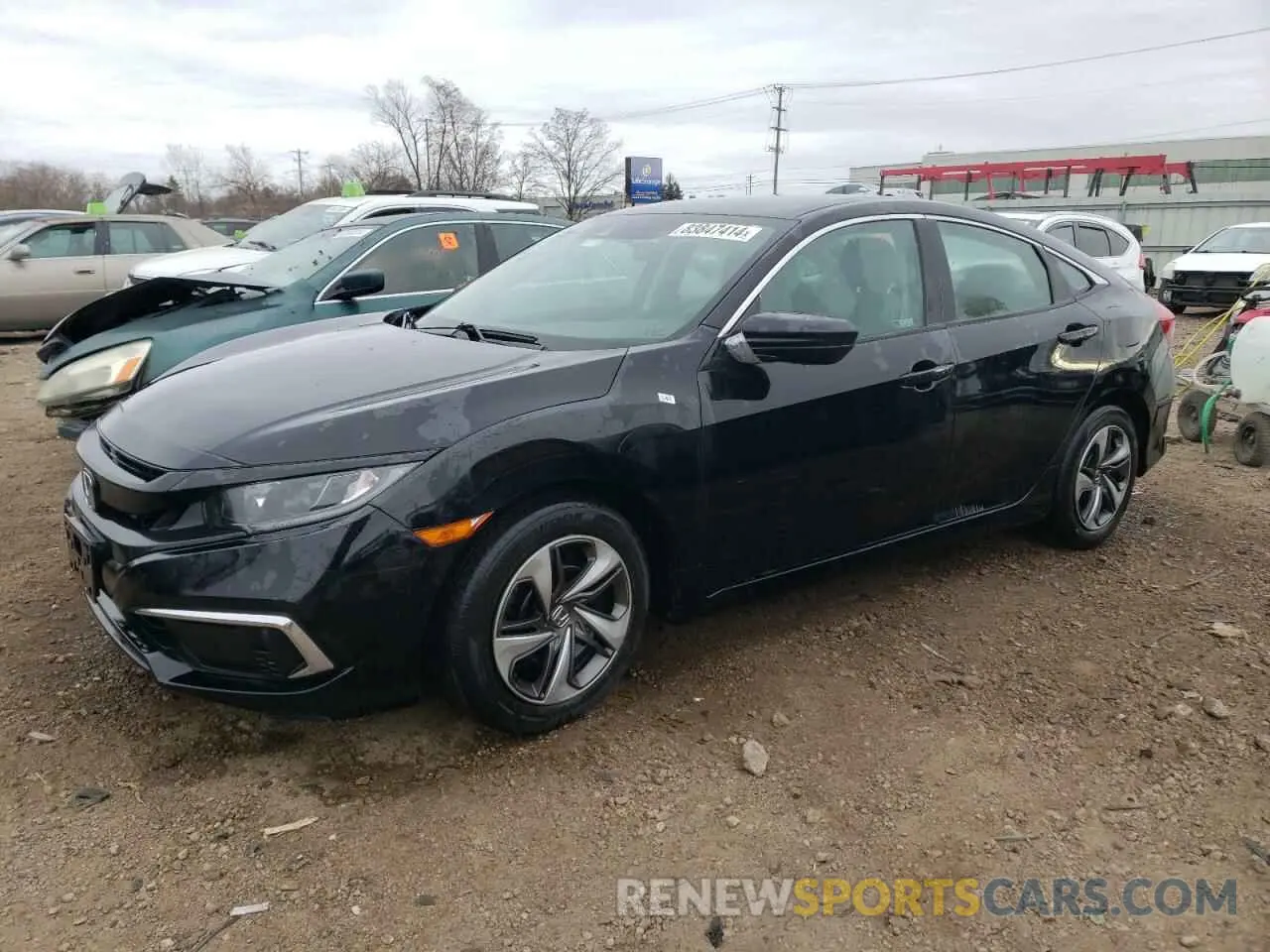 1 Photograph of a damaged car 19XFC2F6XKE004169 HONDA CIVIC 2019